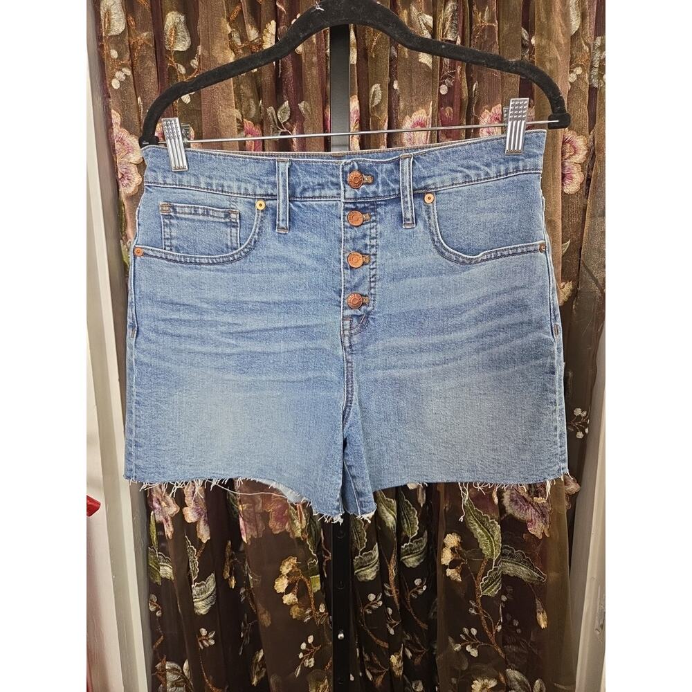 Madewell High Rise Button Fly Cut Off Shorts Size 29